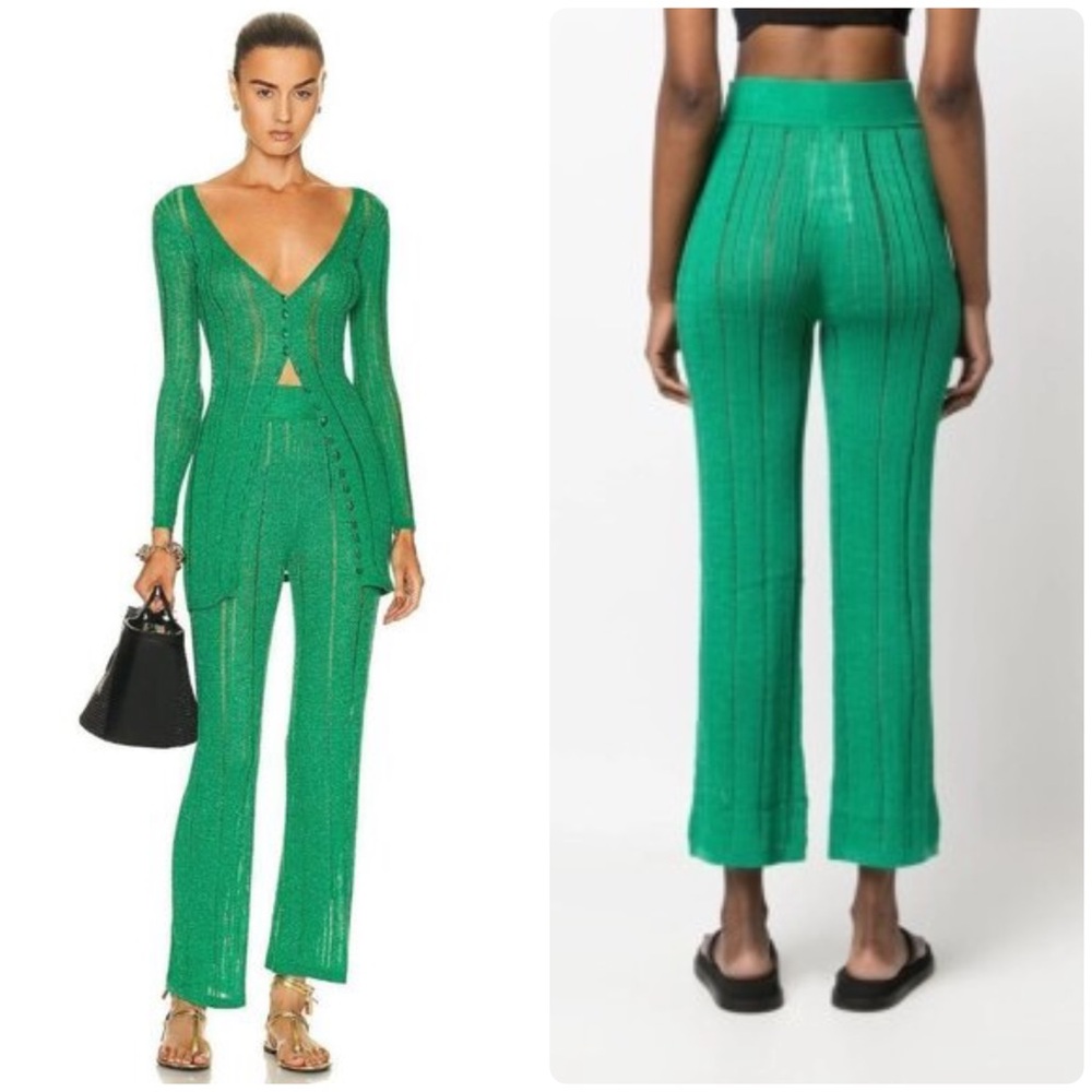 NWT CULT GAIA Savannah Knit Coverup Pants Vine Size Xs